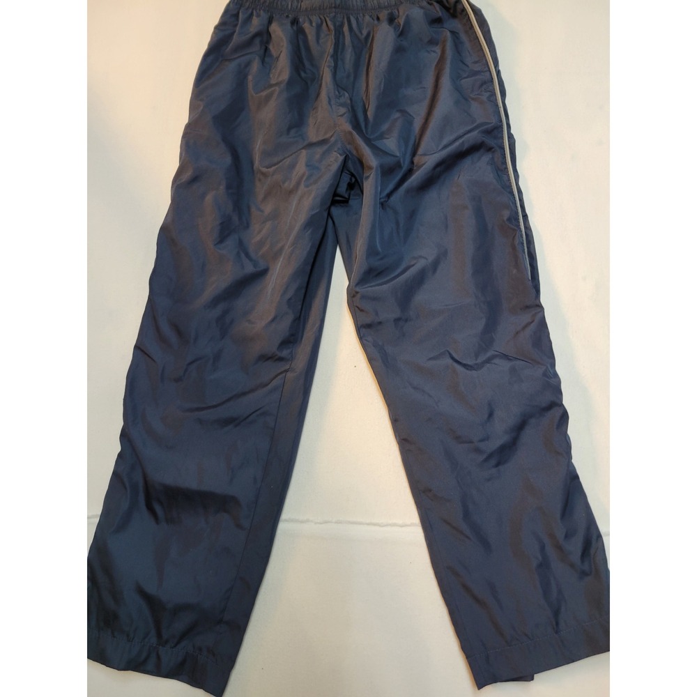 BCG Boys Track Pants Navy Blue Mesh Lined Athletic Activewear Size L 14/16